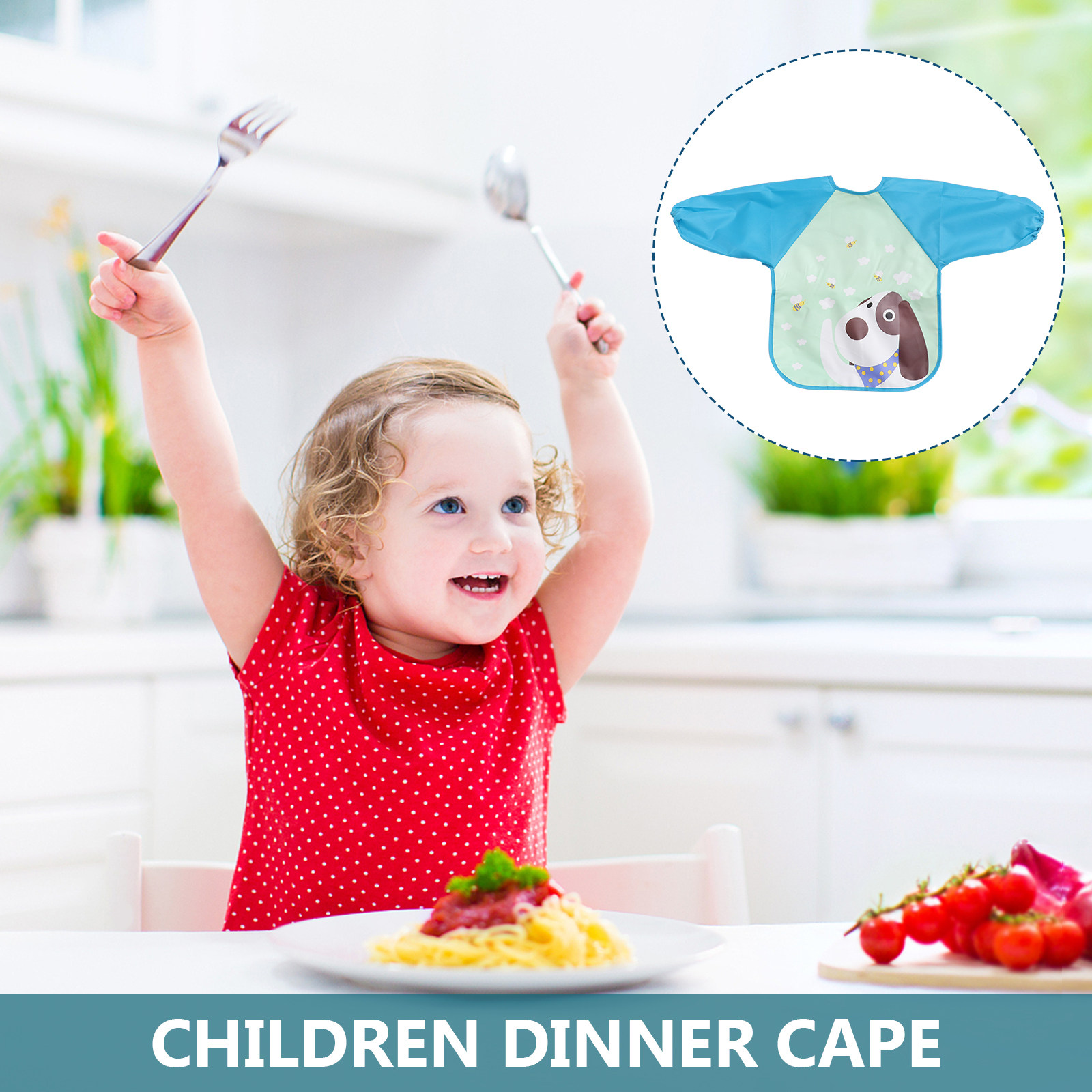 2pcs Waterproof Dining Apron F - Baby Food Dogs 리뷰 및 가격