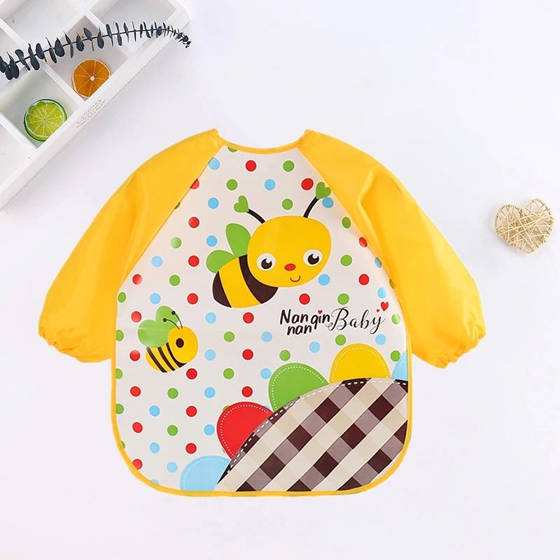 Baby Bibs Cute Colorful Cartoo - Baby Food Apron 리뷰 및 가격