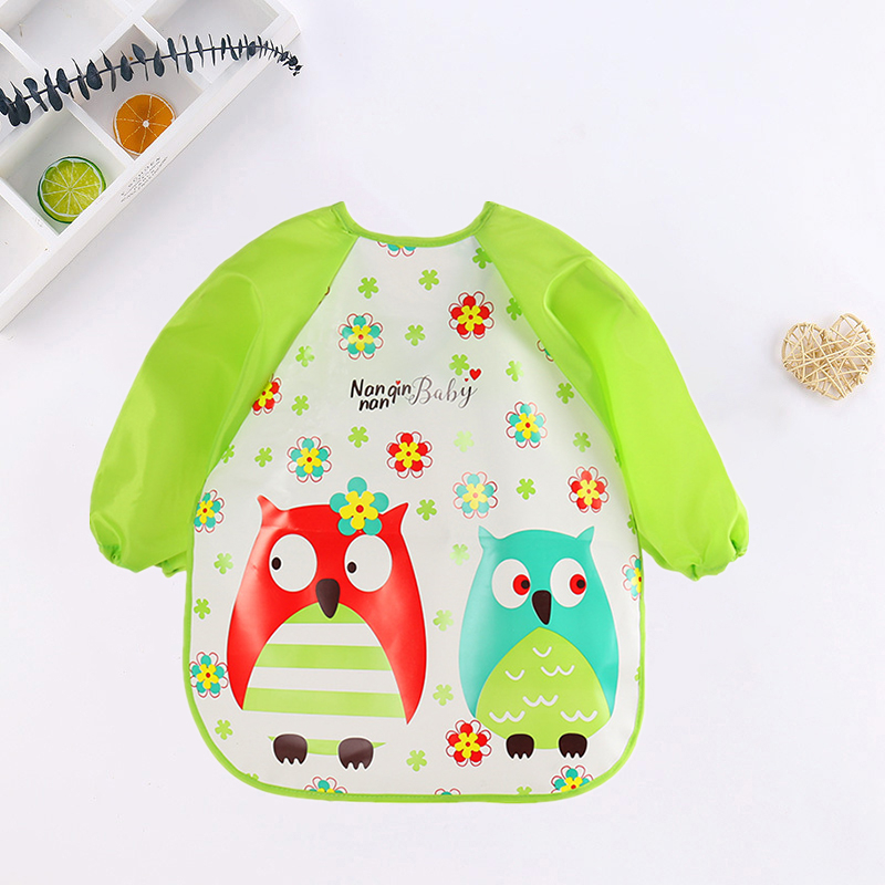 Baby Bibs Cute Colorful Cartoo - Baby Food Apron 리뷰 및 가격
