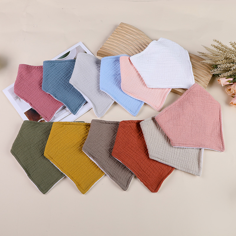Baby Cotton Bibs Triangle Sali - Baby Food Apron 리뷰 및 가격
