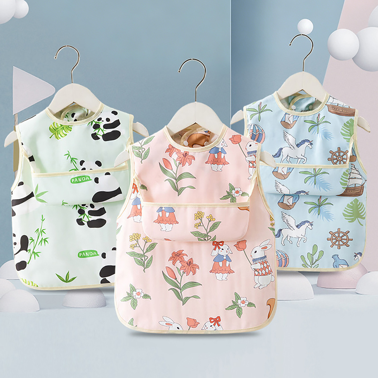 0-4Y Baby Bibs & Pocket Waterp - Baby Food Apron 리뷰 및 가격