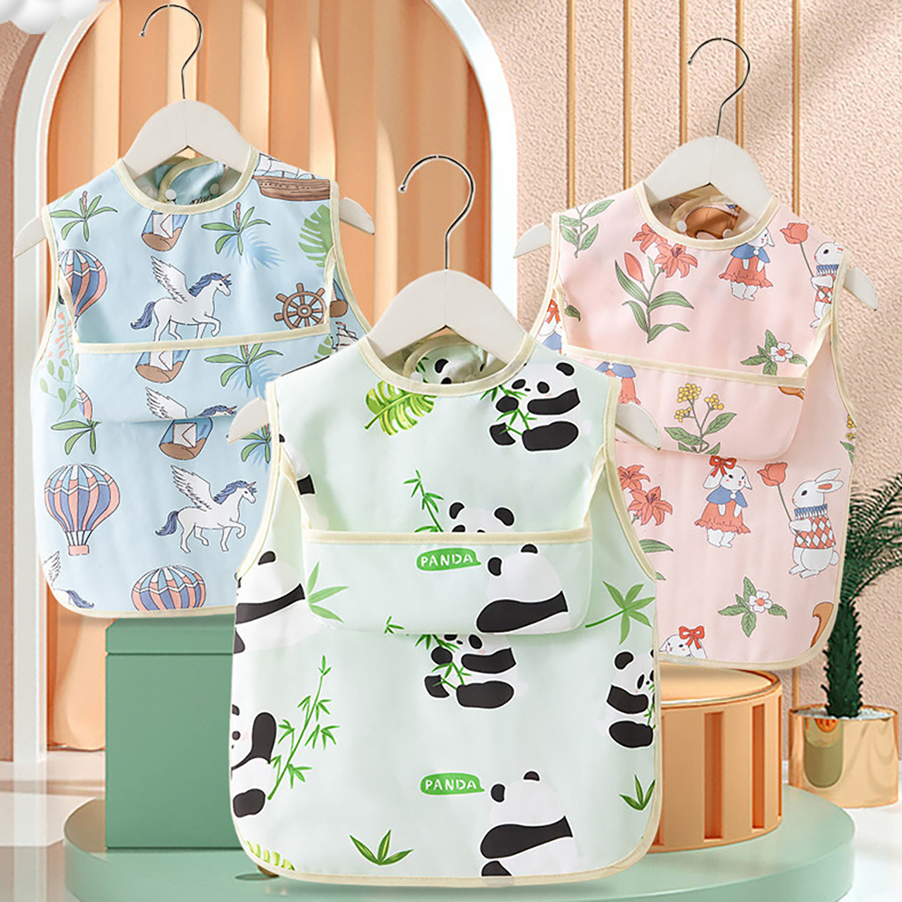 0-4Y Baby Bibs & Pocket Waterp - Baby Food Apron 리뷰 및 가격