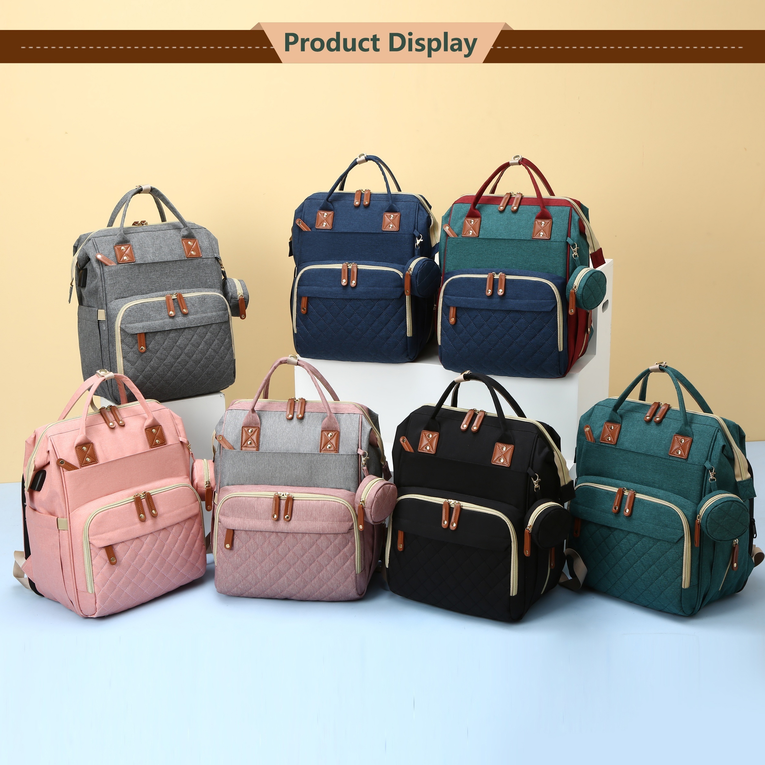 Baby Diaper Bag Backpack, Baby - Baby Puree Pouch 리뷰 및 가격