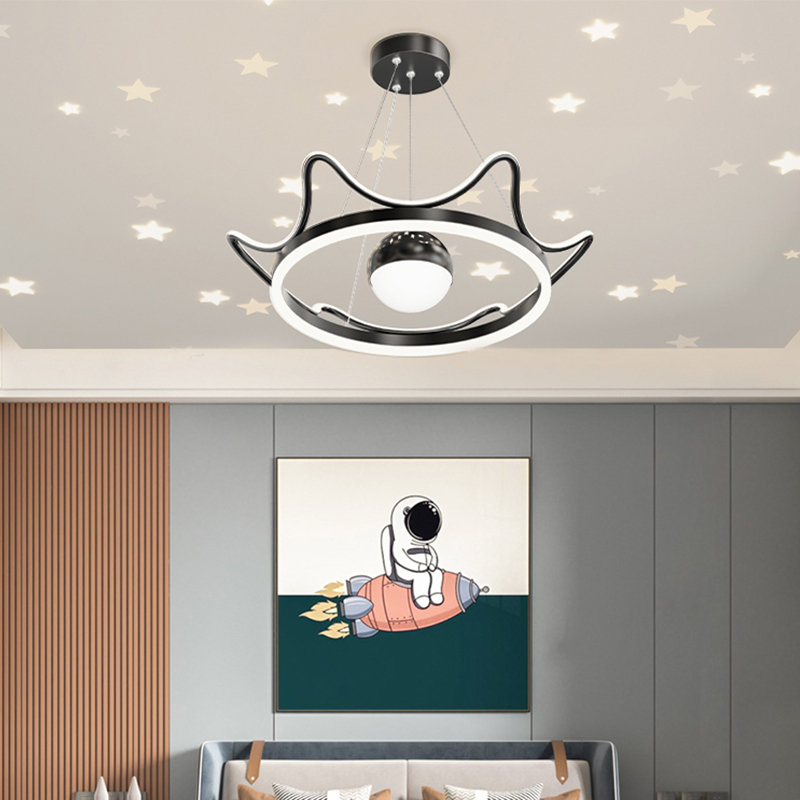 Modern Crown Starry Sky LED Pe - Baby Food Restaurant 리뷰 및 가격