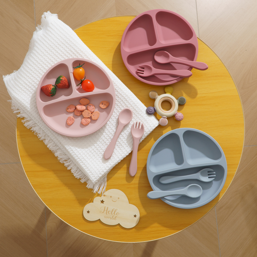 3PCS Children's Tableware Set  - Baby Food Eat 리뷰 및 가격