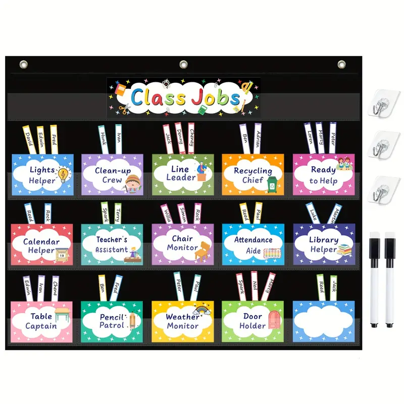 Class Jobs Pocket Chart Class  - Baby Food Chart 리뷰 및 가격
