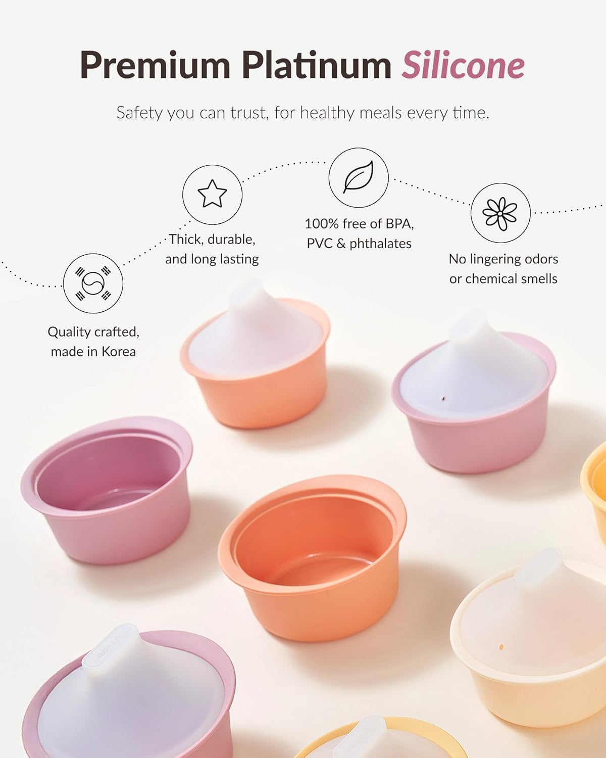 Silicone Microwave Steamer | M - Baby Food Maker Baby Safe 리뷰 및 가격