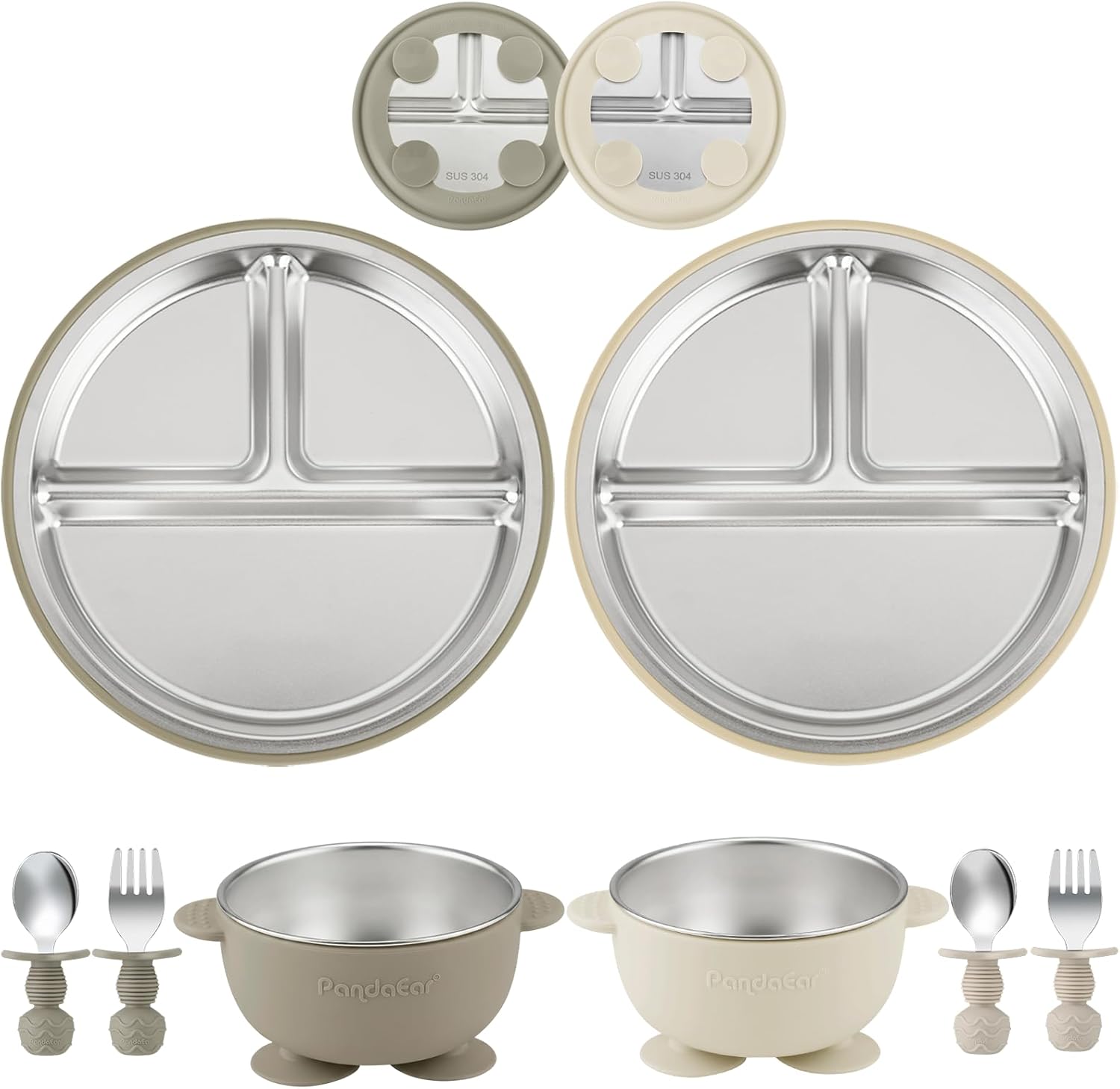 8PCS Baby Feeding Set Stainles - Self Feed Spoon 리뷰 및 가격
