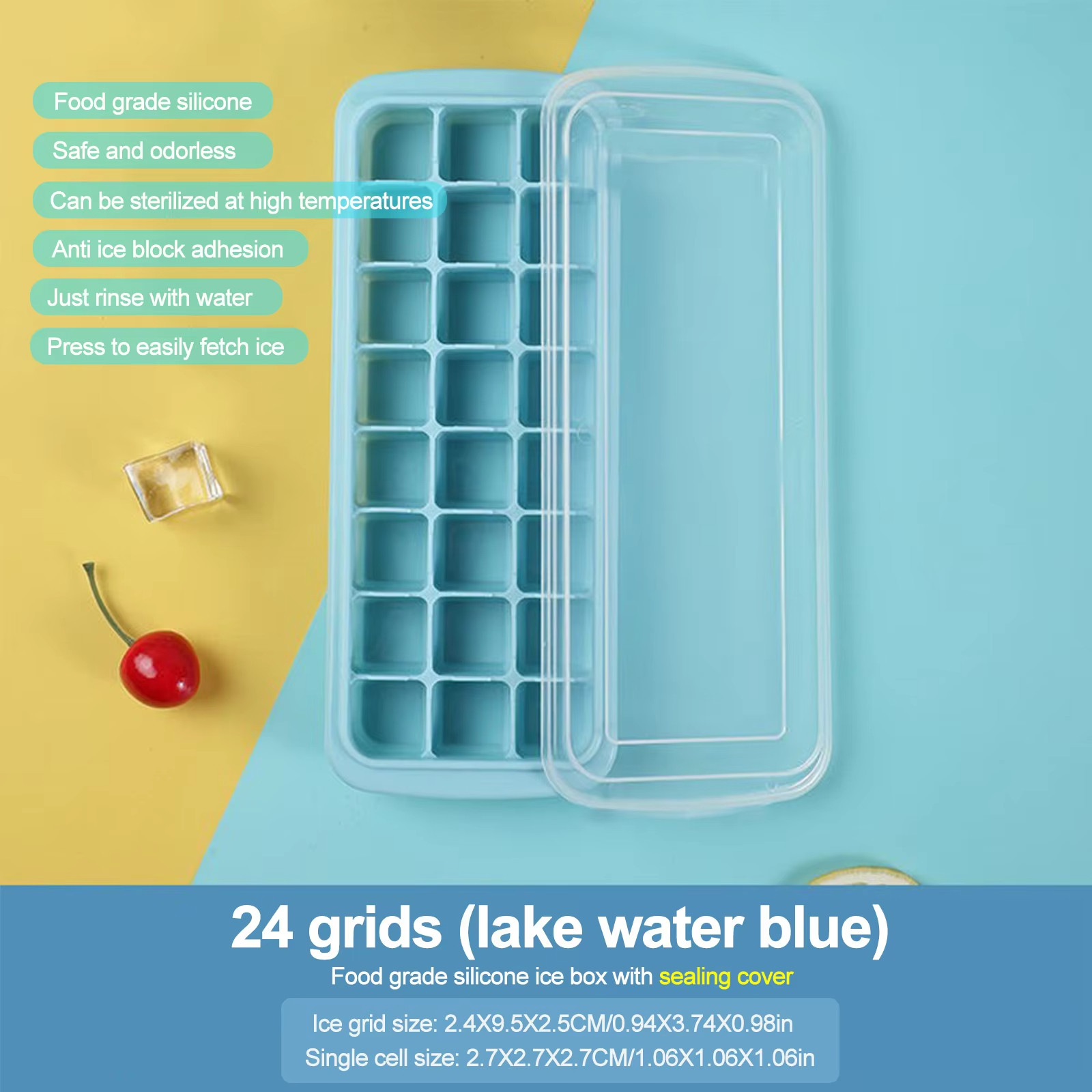 Silicone Ice Cubes Tray with L - Baby Food Bites 리뷰 및 가격
