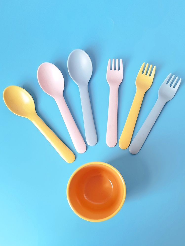 Bamboo Fiber Fork Spoon Baby A - Baby Food Restaurant 리뷰 및 가격
