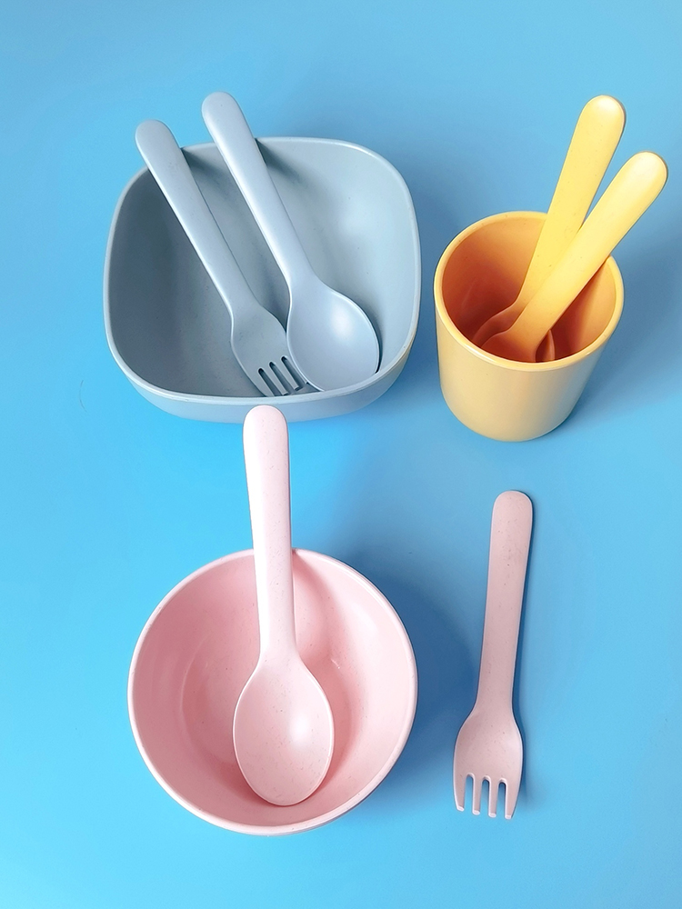 Bamboo Fiber Fork Spoon Baby A - Baby Food Restaurant 리뷰 및 가격