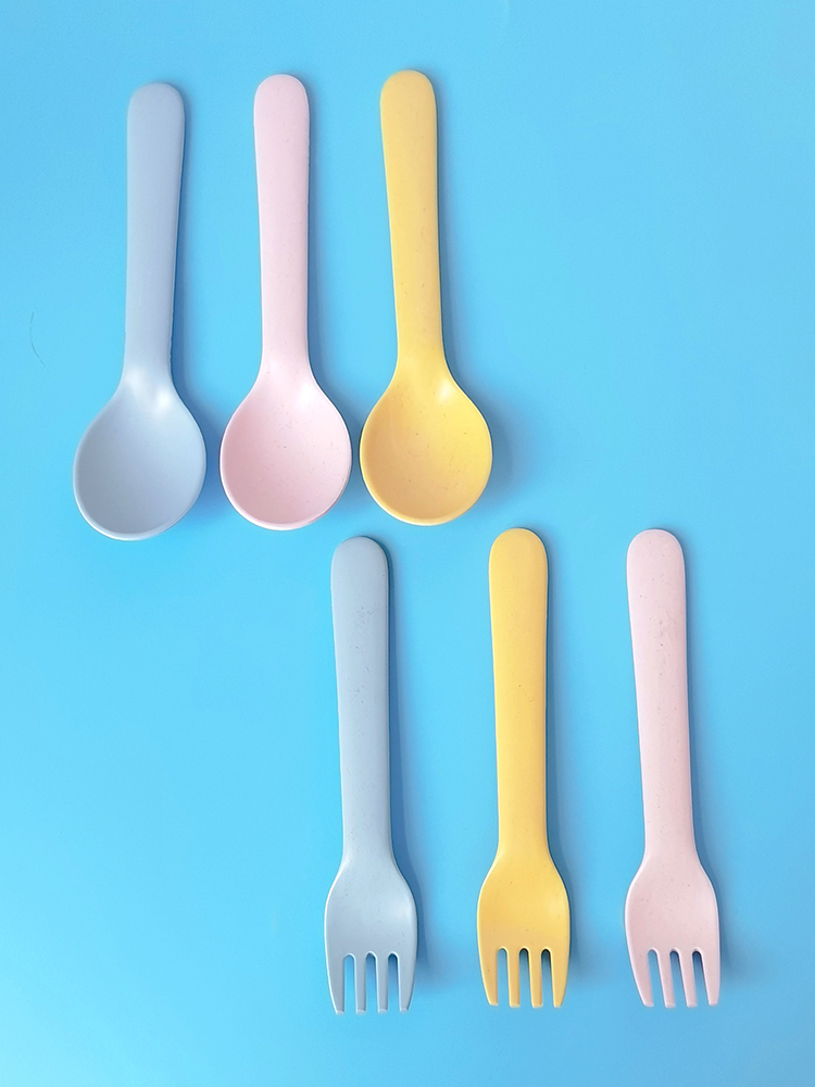Bamboo Fiber Fork Spoon Baby A - Baby Food Restaurant 리뷰 및 가격