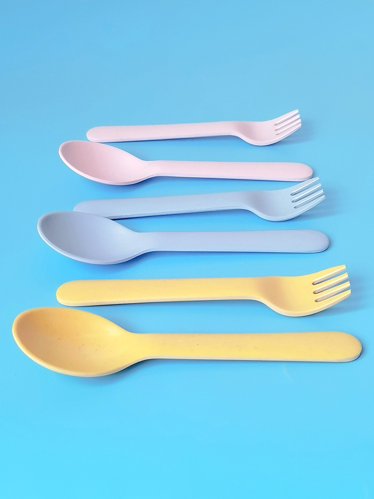 Bamboo Fiber Fork Spoon Baby A - Baby Food Restaurant 리뷰 및 가격