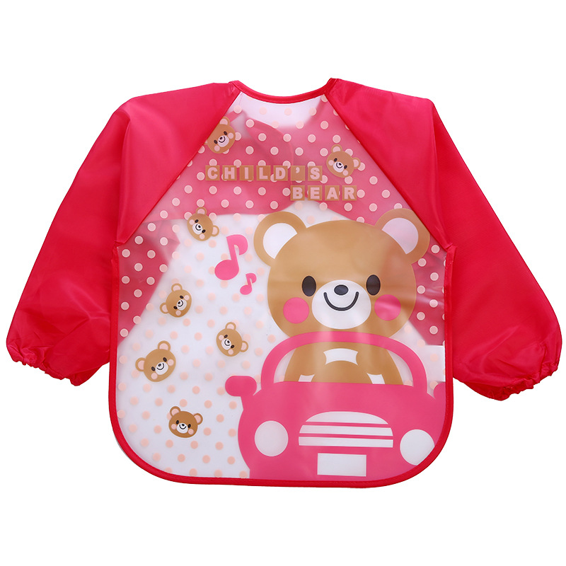 Long Sleeve Waterproof Baby Ba - Baby Food Apron 리뷰 및 가격
