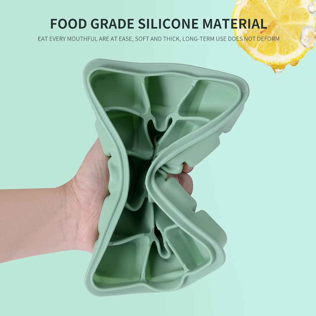 2 Pcs Stackable Silicone Ice C - Baby Food Maker Baby Safe 리뷰 및 가격