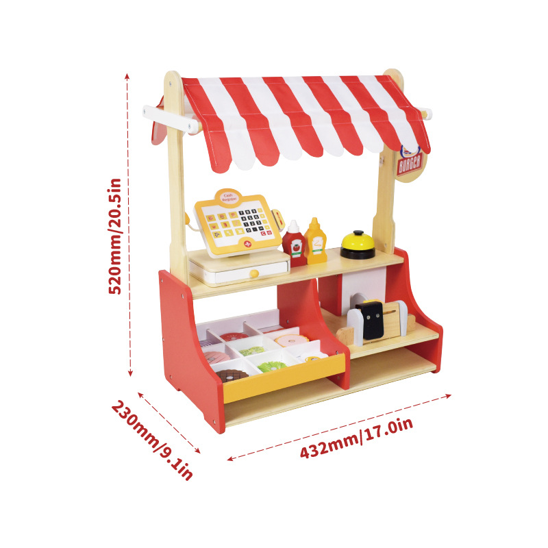 Children Toy Puzzle Wood Hambu - Baby Food Restaurant 리뷰 및 가격