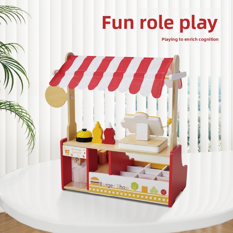 Children Toy Puzzle Wood Hambu - Baby Food Restaurant 리뷰 및 가격