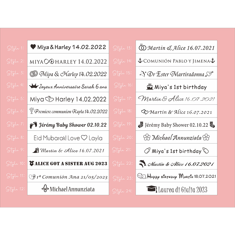 100pcs Personalized Colored Wo - Baby Food Plan 리뷰 및 가격