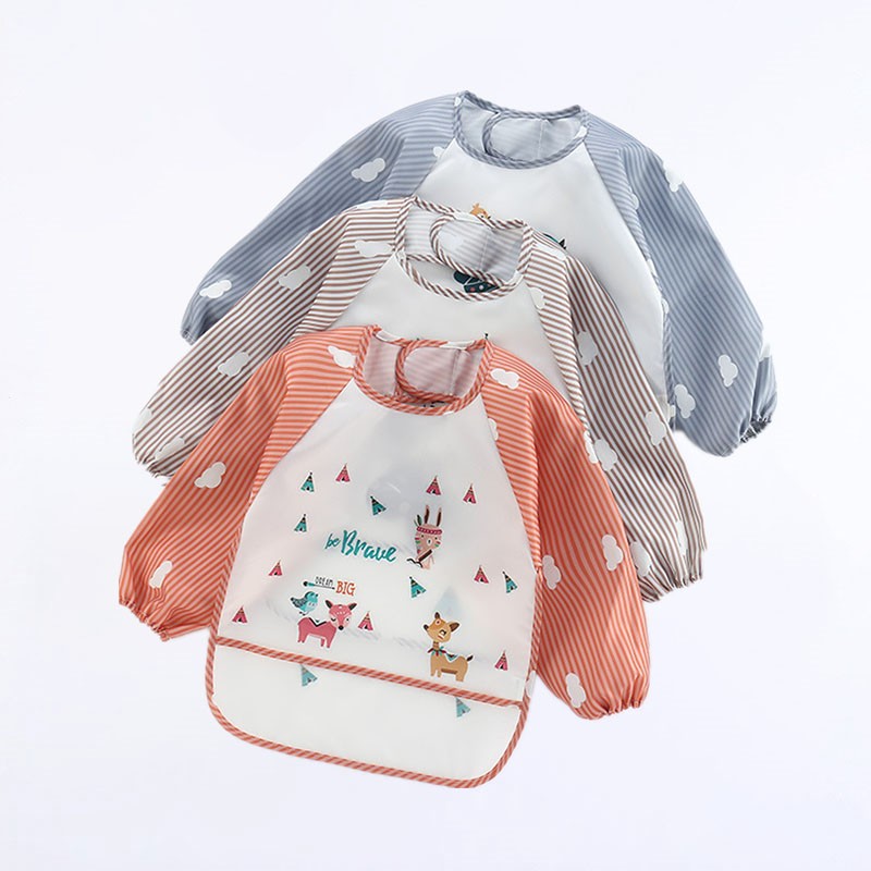 Baby Bibs Cute Colorful Cartoo - Baby Food Apron 리뷰 및 가격