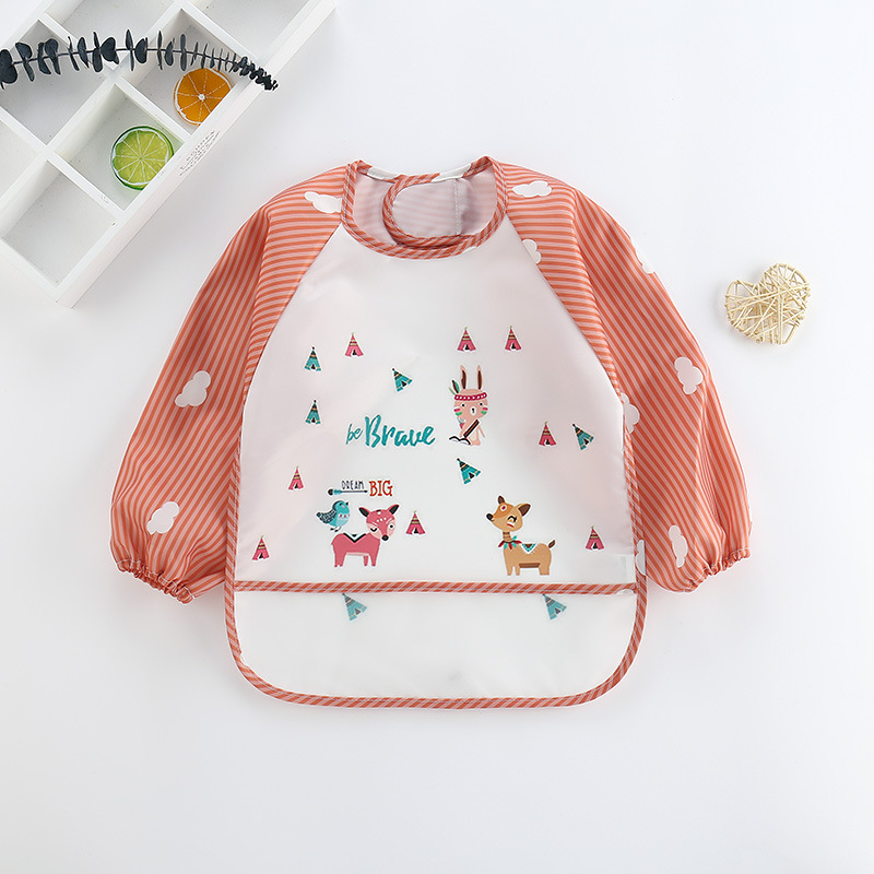 Baby Bibs Cute Colorful Cartoo - Baby Food Apron 리뷰 및 가격