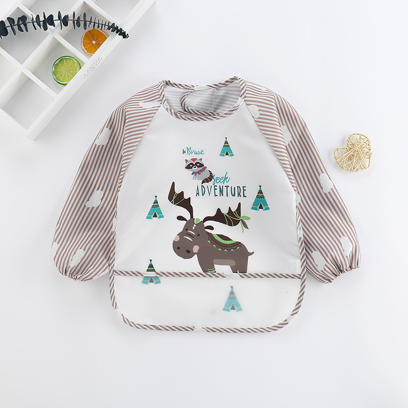 Baby Bibs Cute Colorful Cartoo - Baby Food Apron 리뷰 및 가격