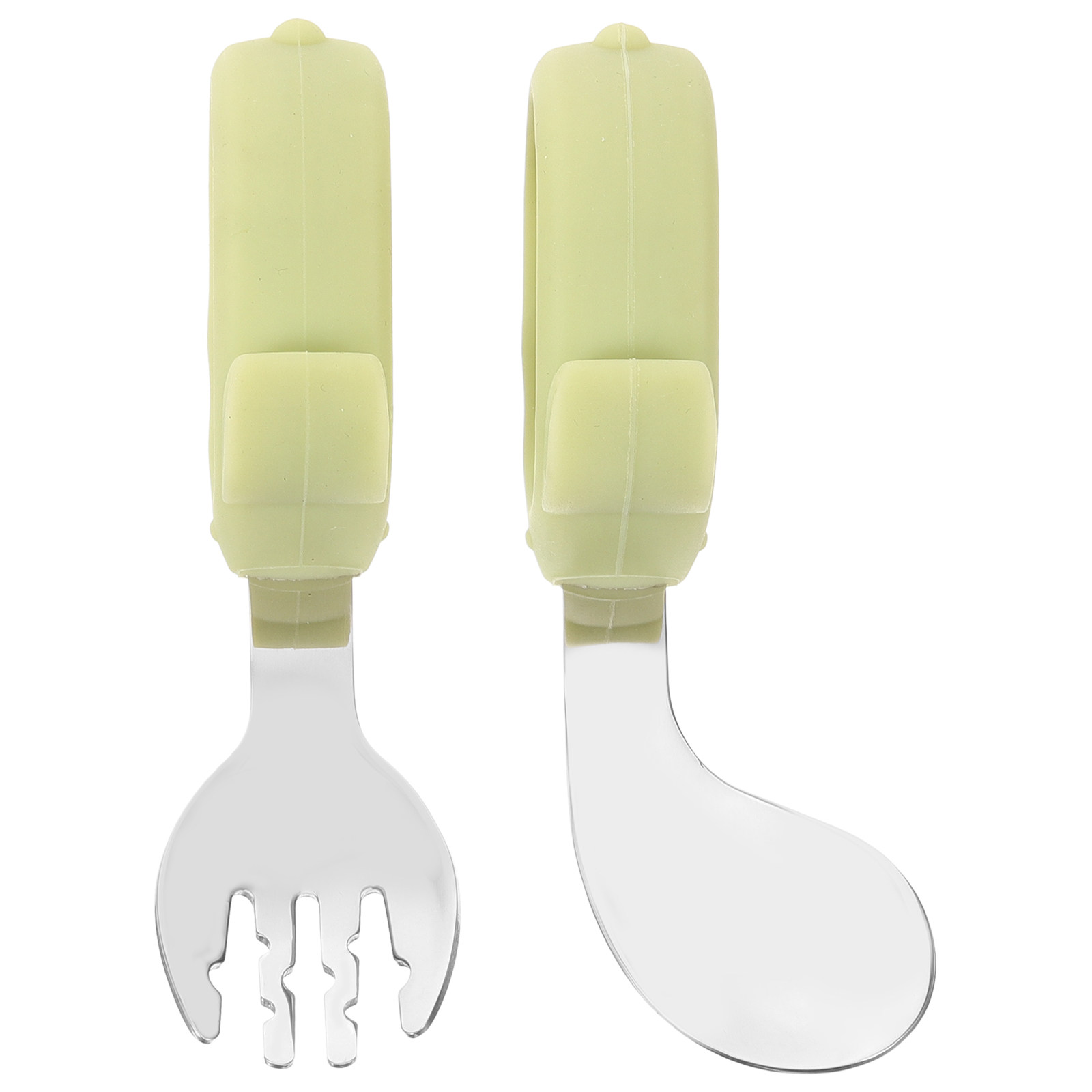 1Set Toddler Spoon and Fork Se - Self Feed Spoon 리뷰 및 가격