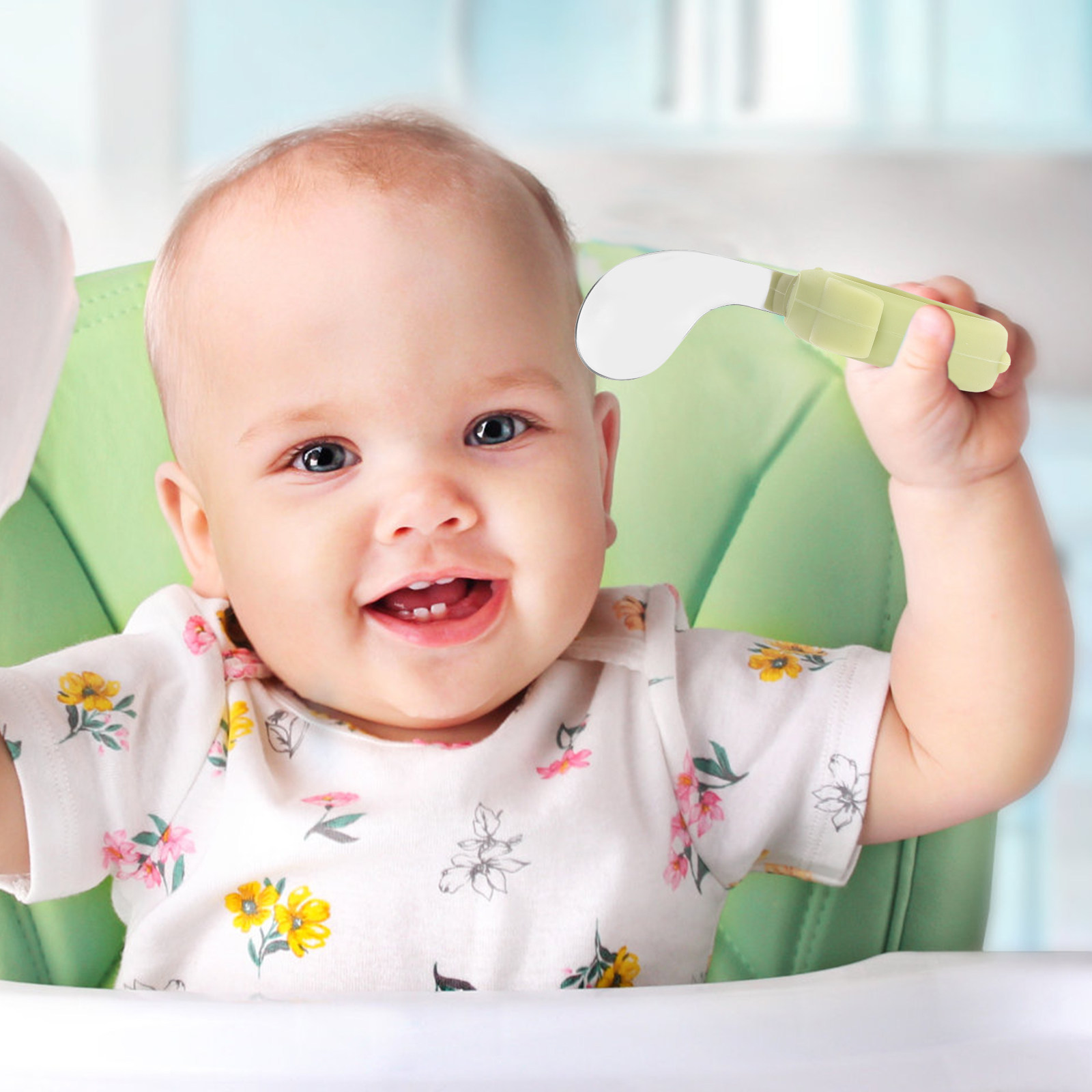 1Set Toddler Spoon and Fork Se - Self Feed Spoon 리뷰 및 가격