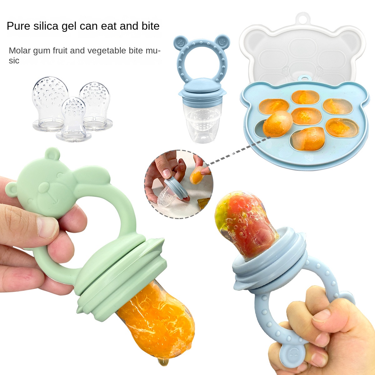 Food Grade Silicone Baby Teeth - Baby Food Bites 리뷰 및 가격