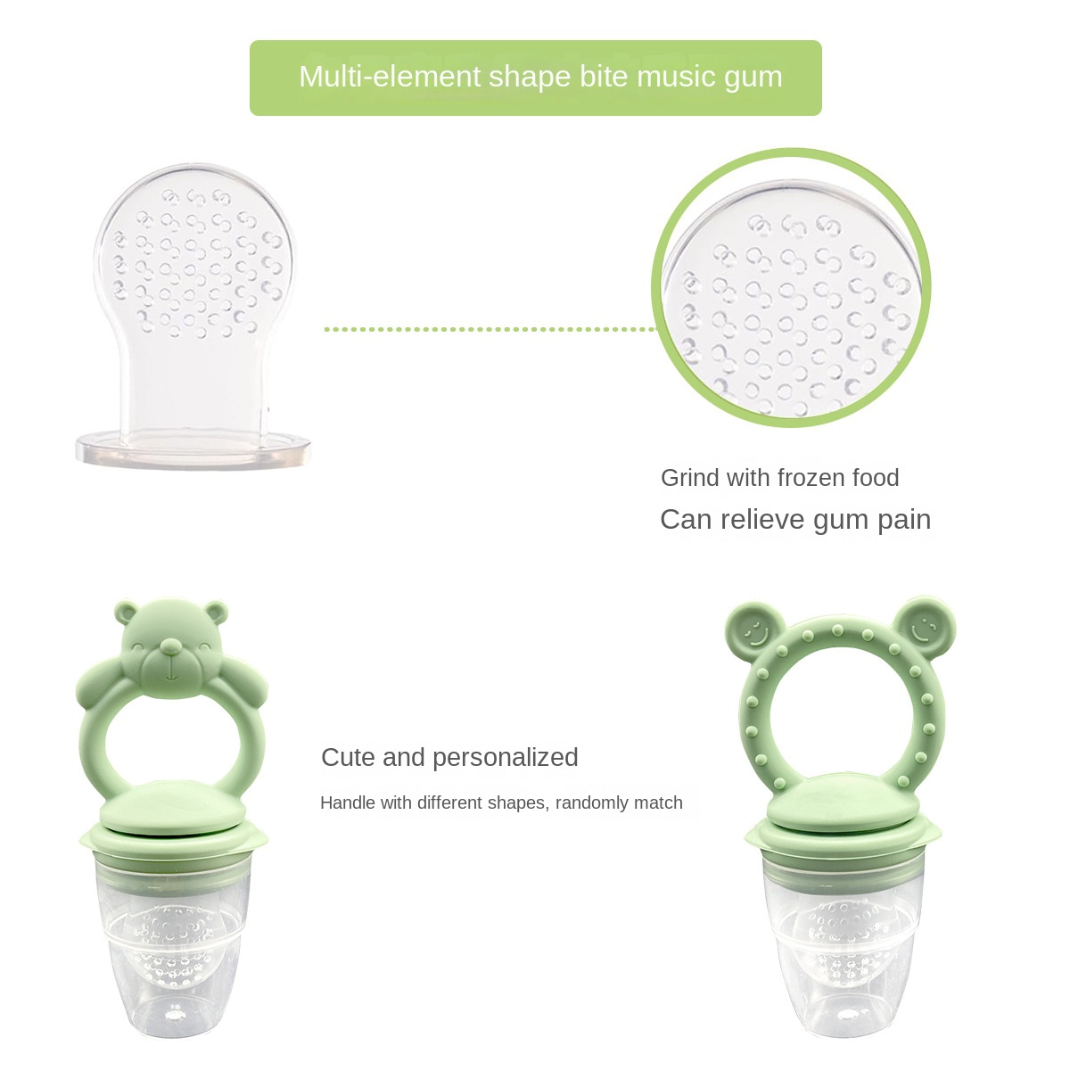Food Grade Silicone Baby Teeth - Baby Food Bites 리뷰 및 가격